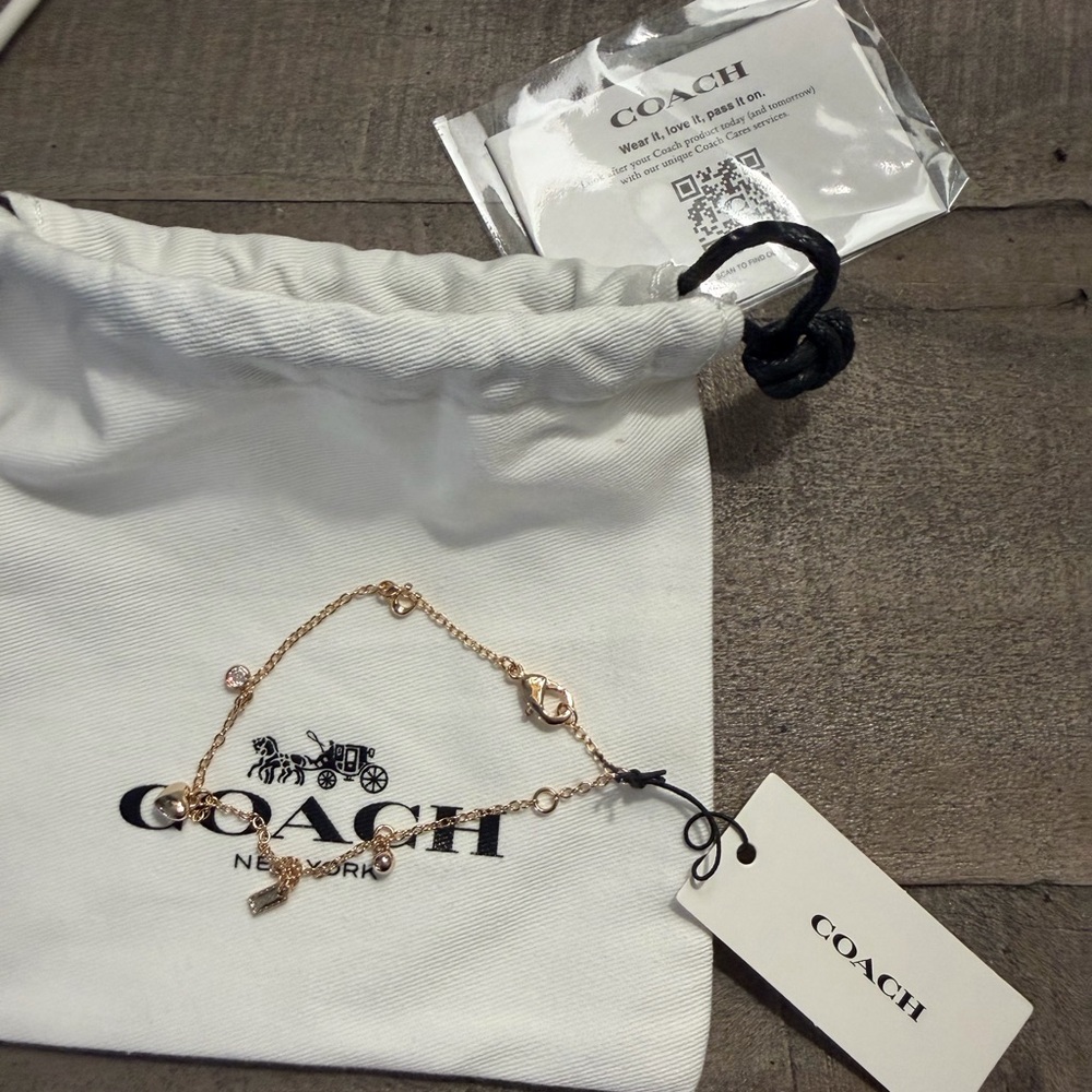 Coach pendant necklace and bracelet set - Picture 2 of 7